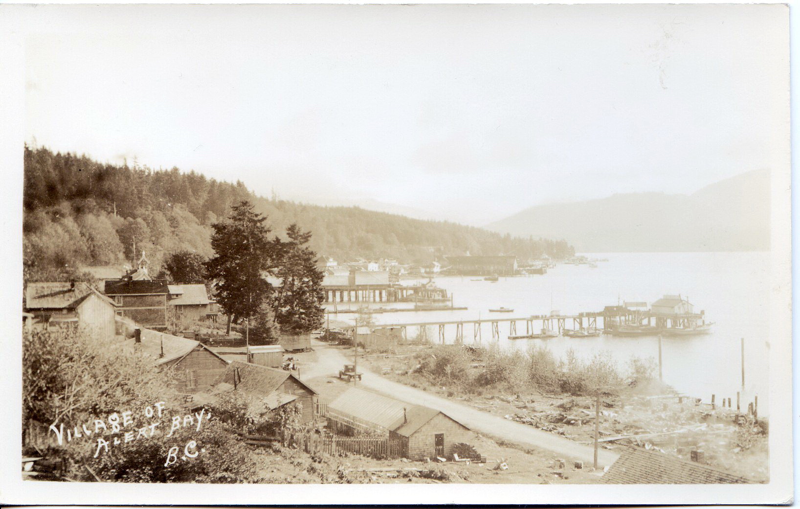 Historical photos photographs of Alert Bay British Columbia