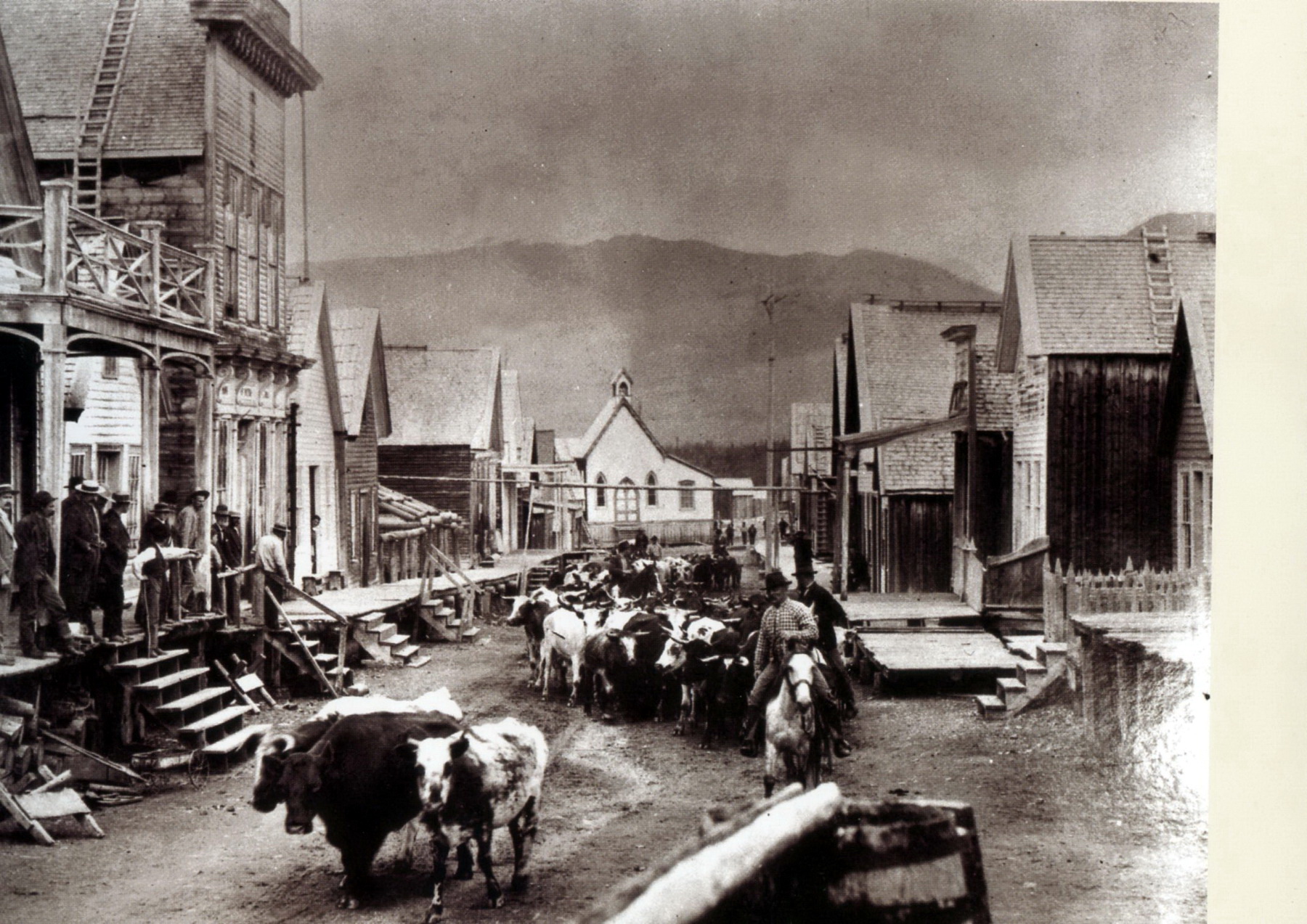 Historical photos photographs of Barkerville British Columbia