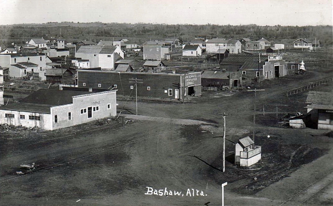 Historical photos photographs of Bashaw Alberta