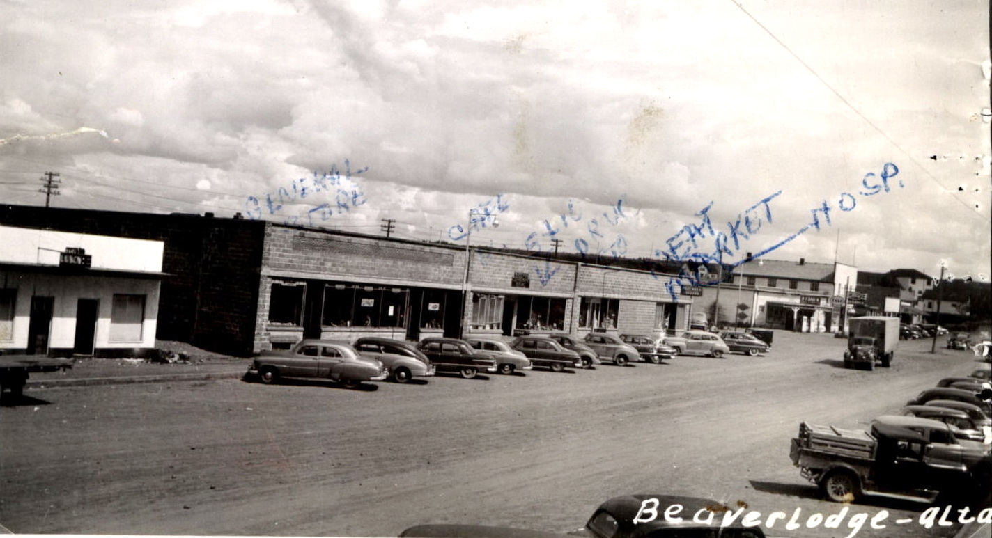 Historical photos photographs of Beaverlodge Alberta