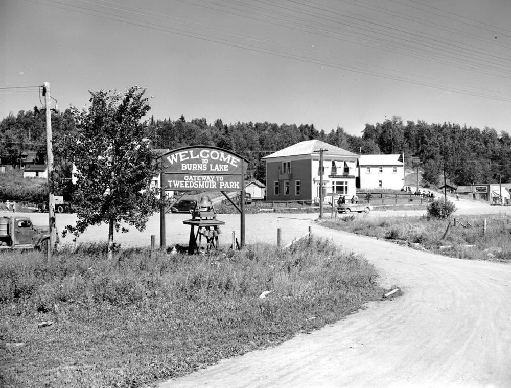Historical photos photographs of Burns Lake British Columbia