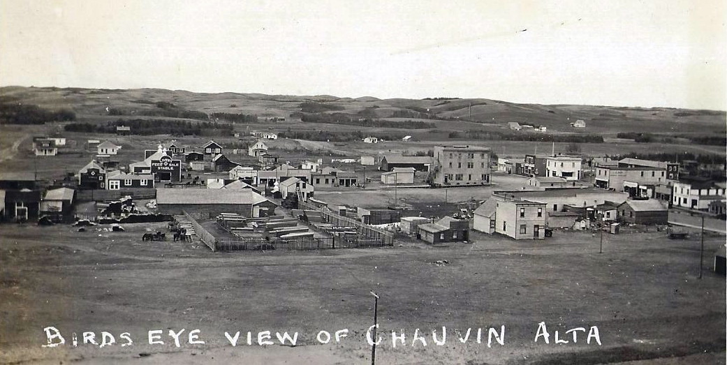 Historical photos photographs of Chauvin Alberta