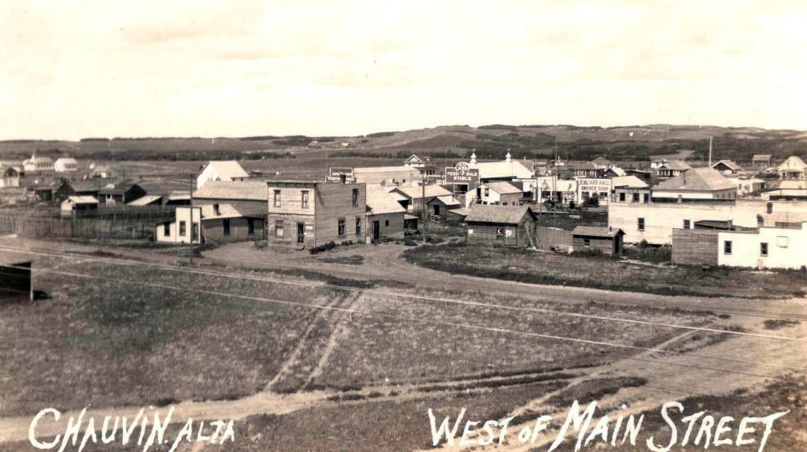Historical photos photographs of Chauvin Alberta