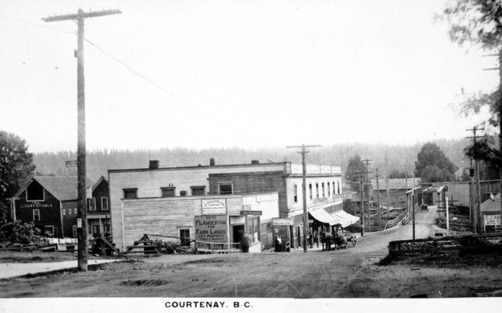 Historical photos photographs of Courtenay British Columbia