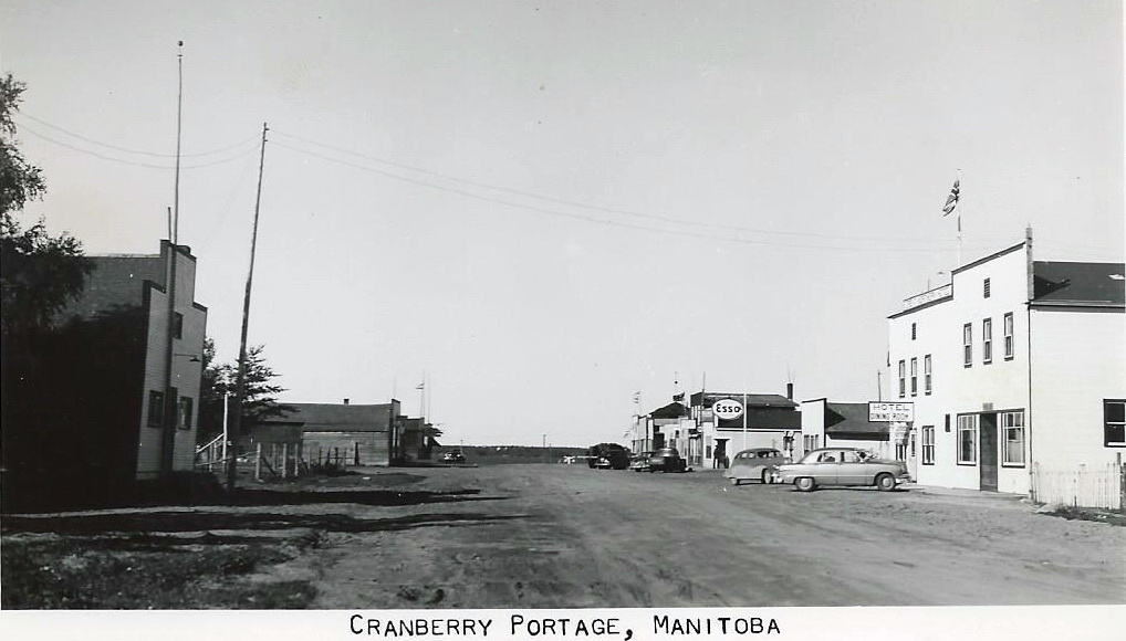 Historical photos photographs of Cranberry Portage Manitoba