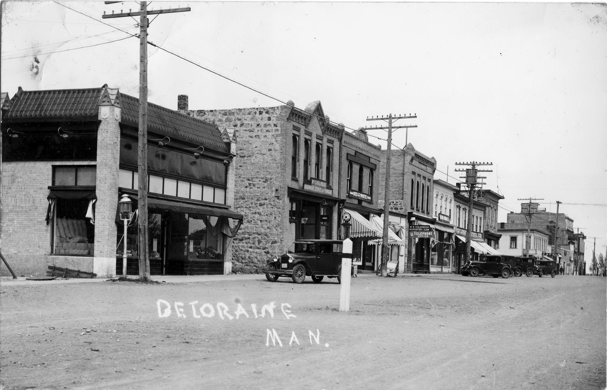 Historical photos photographs of Deloraine Manitoba