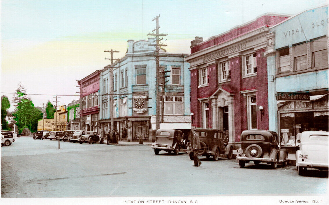 Historical photos photographs of Duncan British Columbia