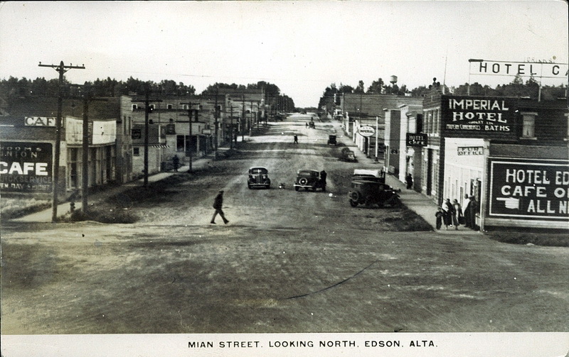 Historical photos photographs of Edson Alberta