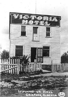 Historical photos photographs of Gainford Alberta
