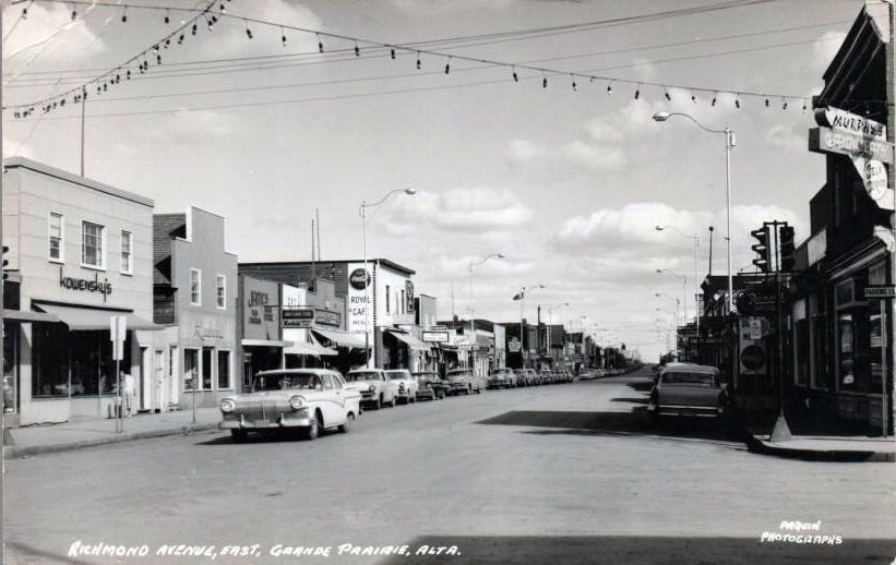 Historical photos photographs of Grand Prairie Alberta