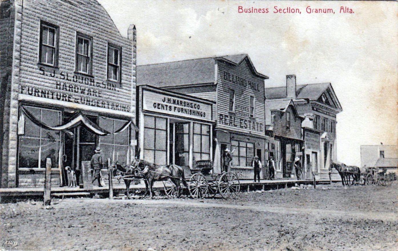 Historical photos photographs of Granum Alberta