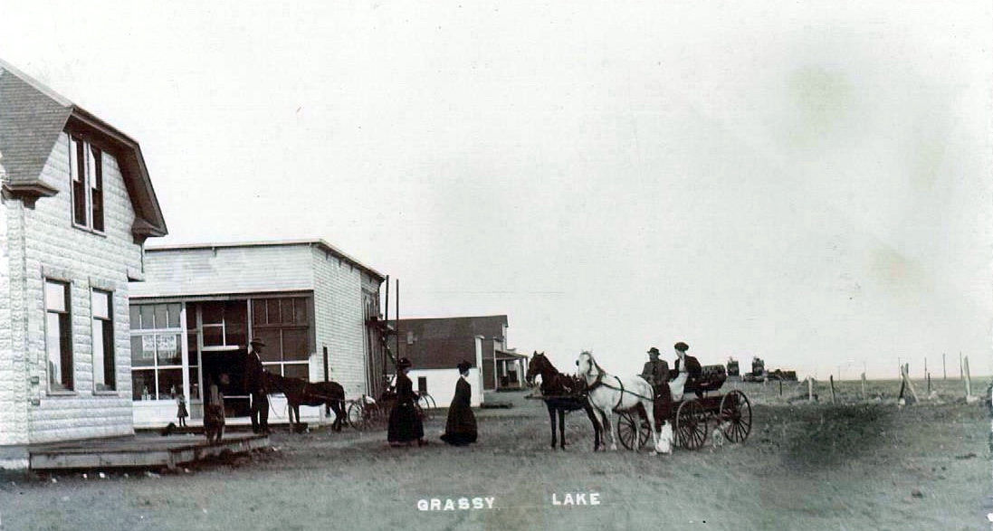 Historical photos photographs of Grassy Lake Alberta