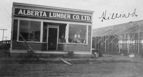 Historical photos photographs of Hilliard Alberta