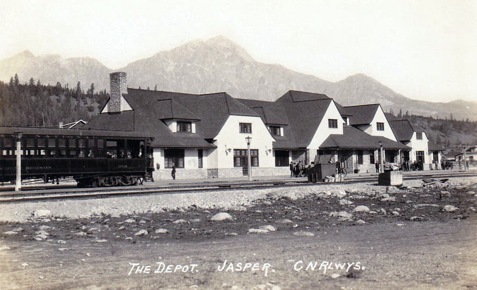 Historical photos photographs of Jasper Alberta