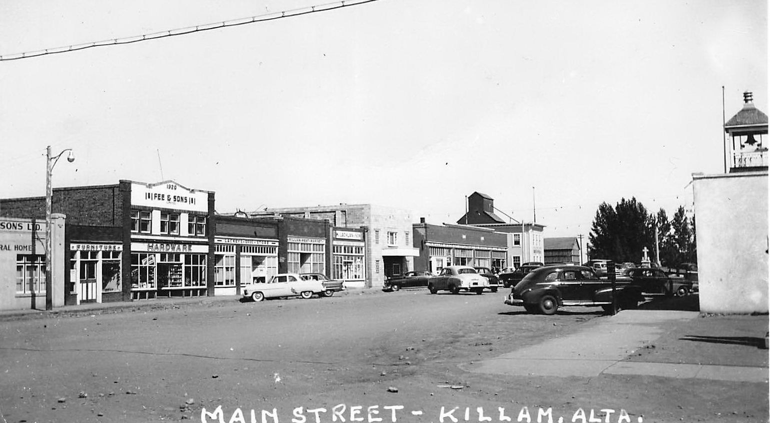 Historical photos photographs of Killam Alberta