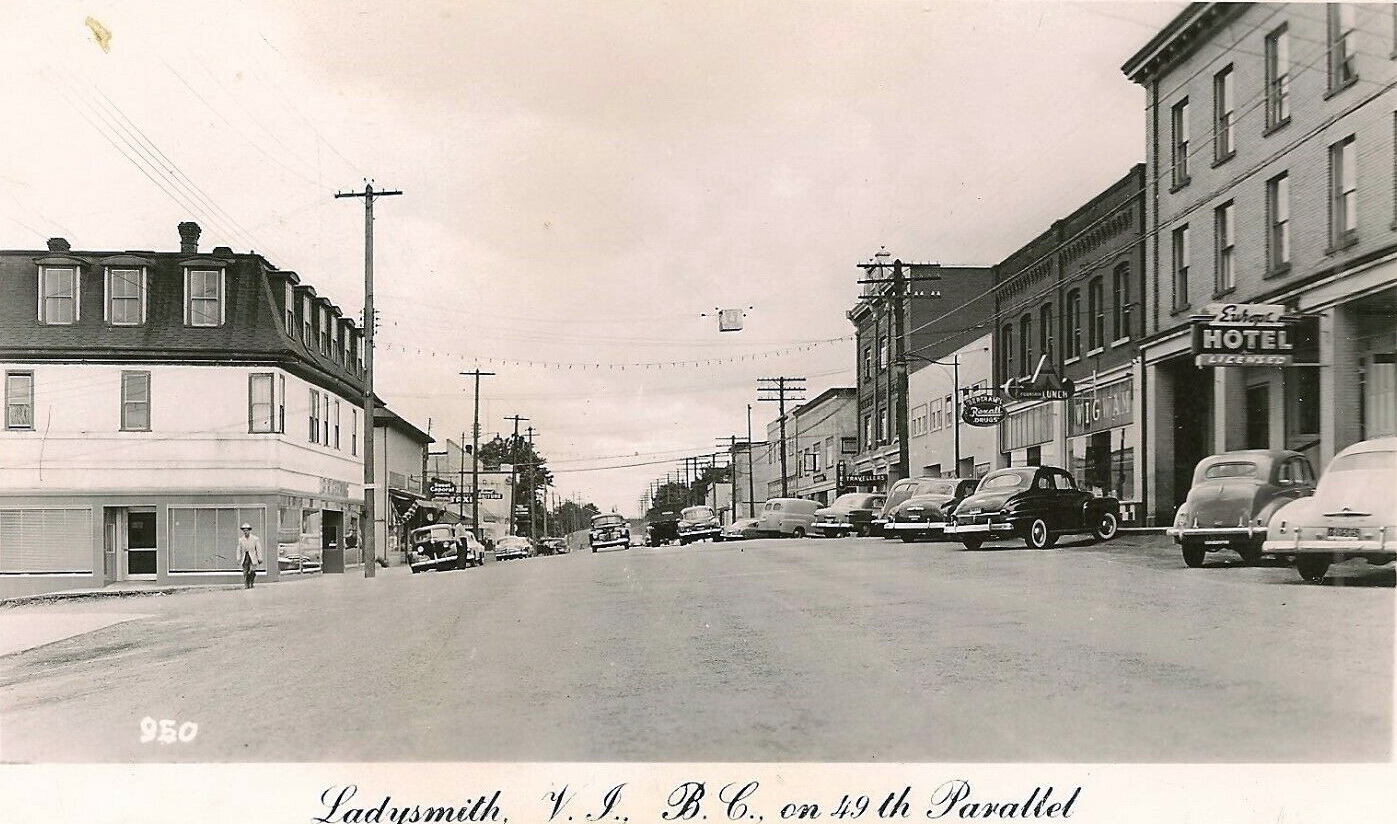 Historical photos photographs of Ladysmith British Columbia