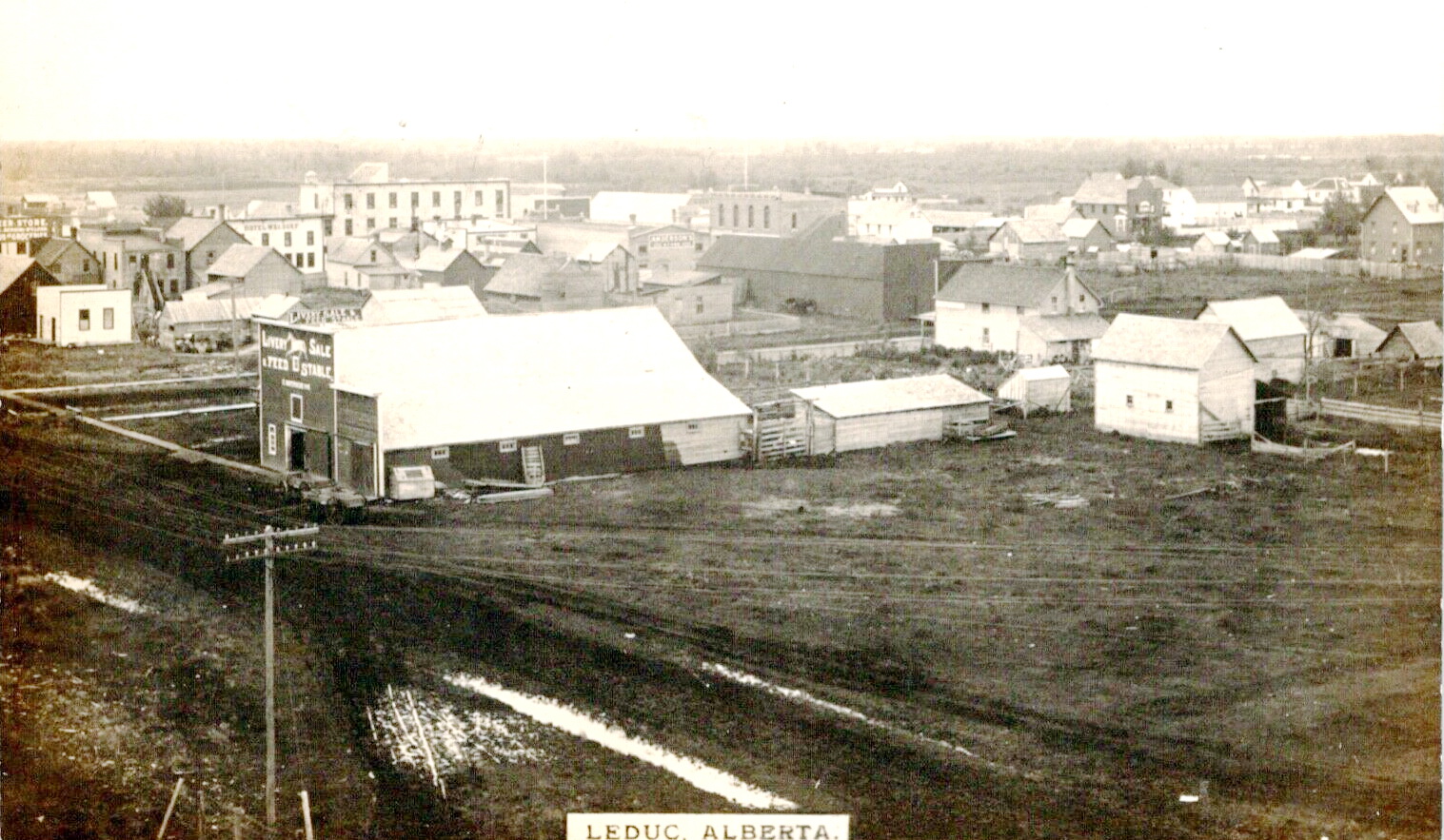 Historical photos photographs of Leduc Alberta