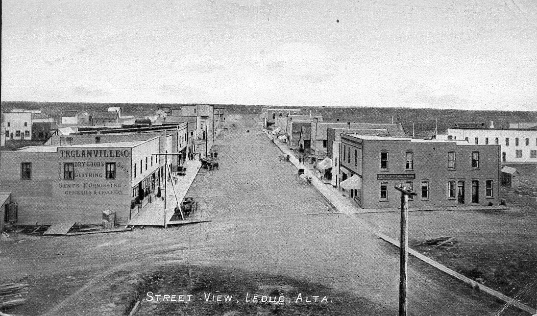 Historical photos photographs of Leduc Alberta