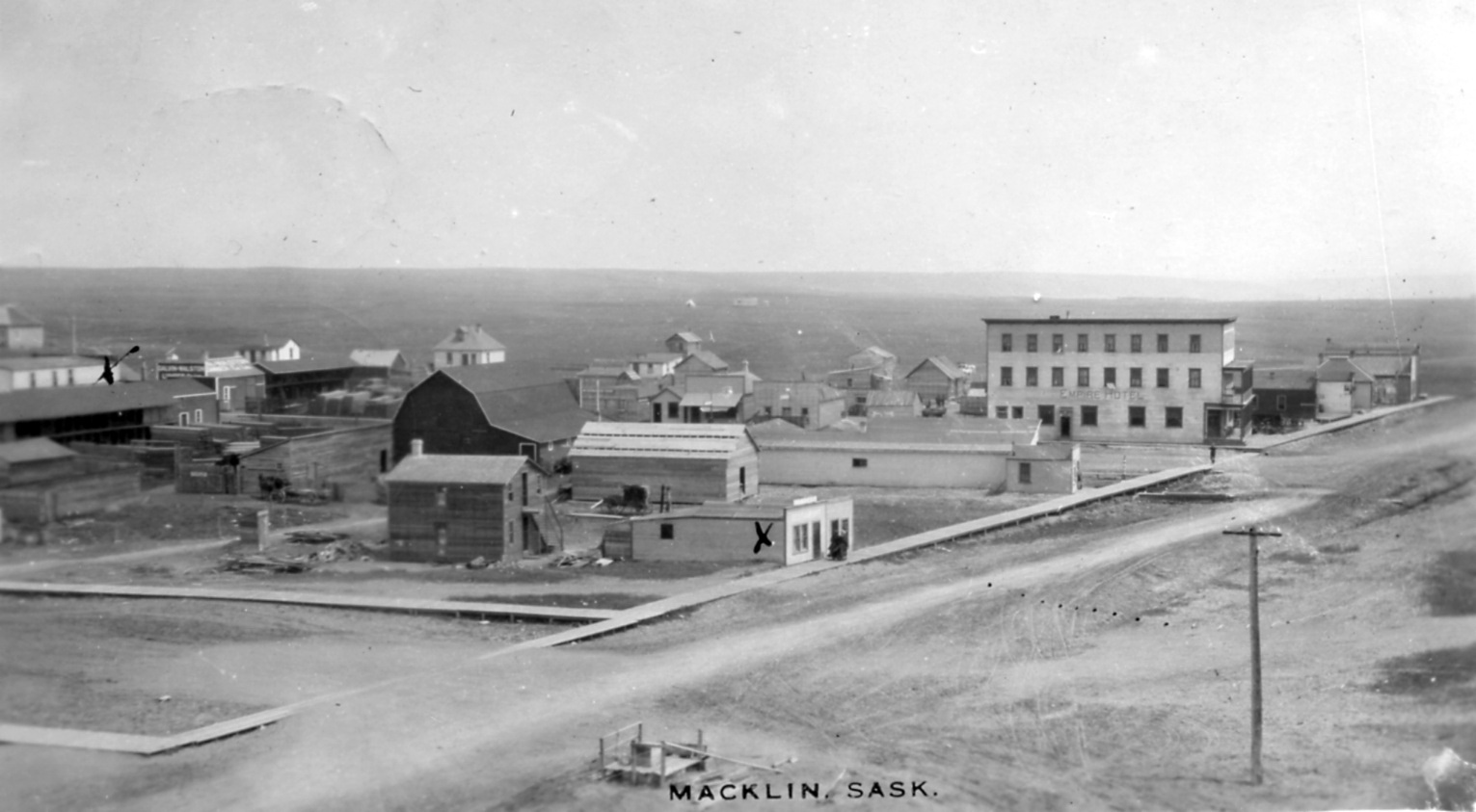 Historical photos photographs of Macklin Saskatchewan