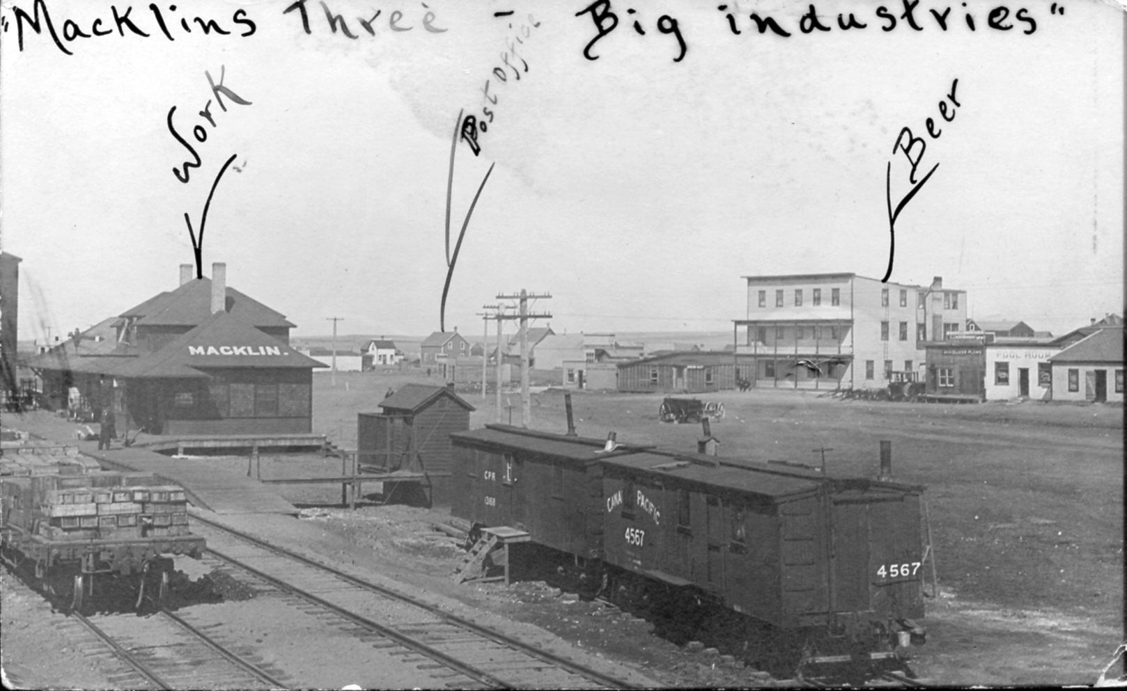 Historical photos photographs of Macklin Saskatchewan