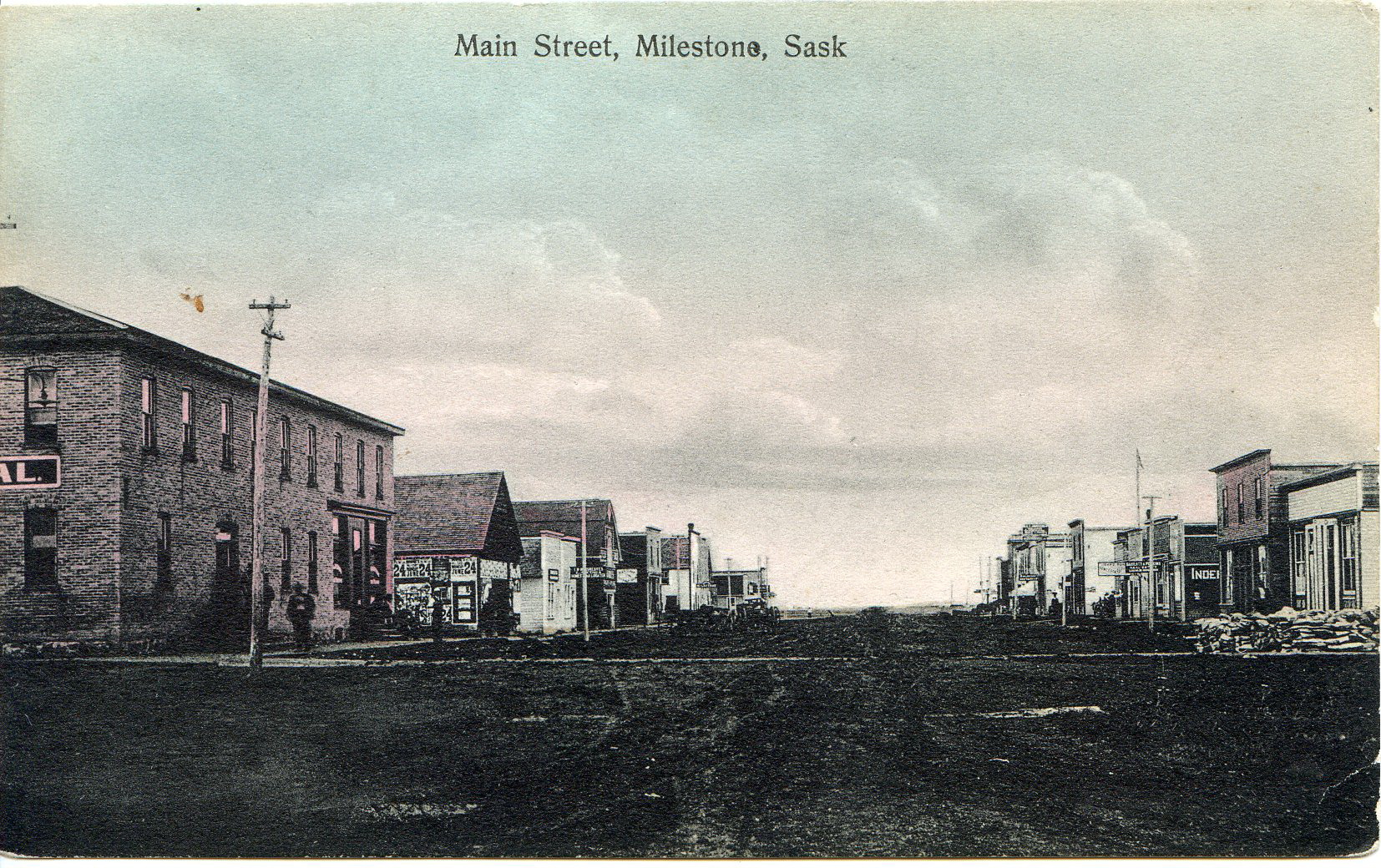 Historical photos photographs of Milestone Saskatchewan
