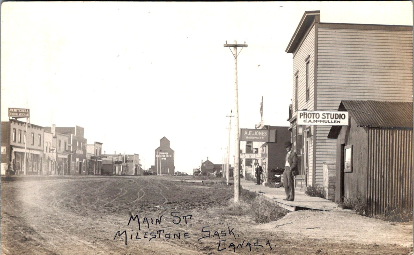 Historical photos photographs of Milestone Saskatchewan