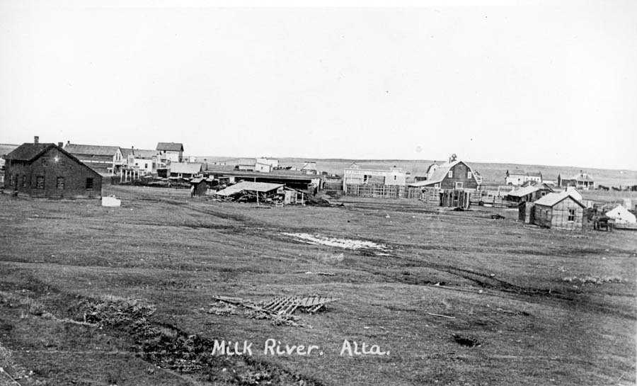 Historical photos photographs of Milk River Alberta