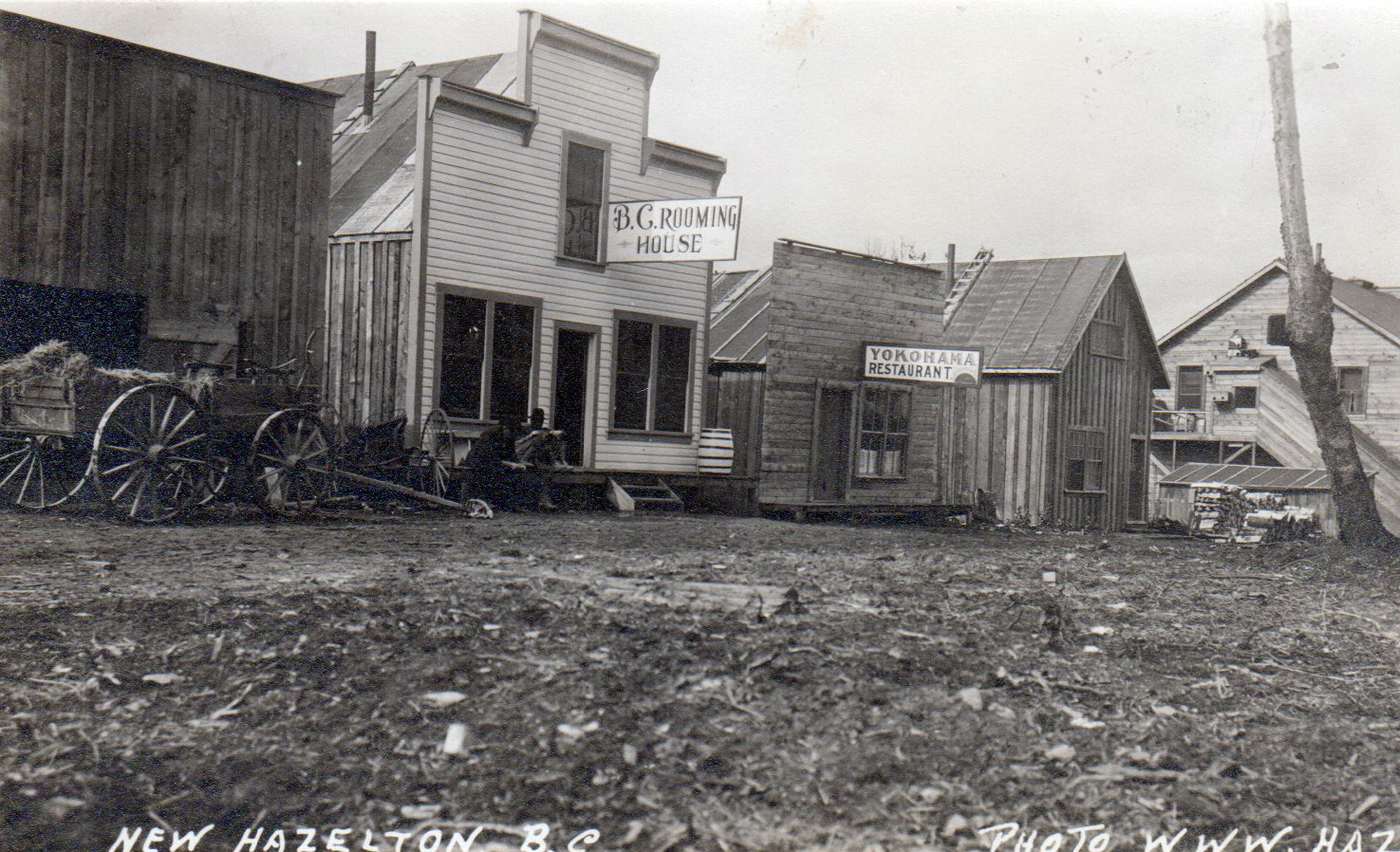 Historical photos photographs of New Hazelton British Columbia