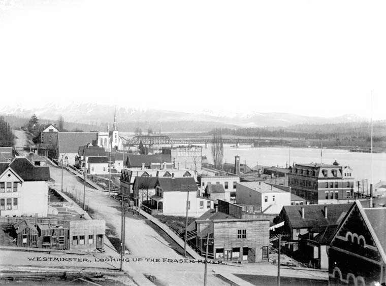 Historical photos photographs of New Westminster British Columbia