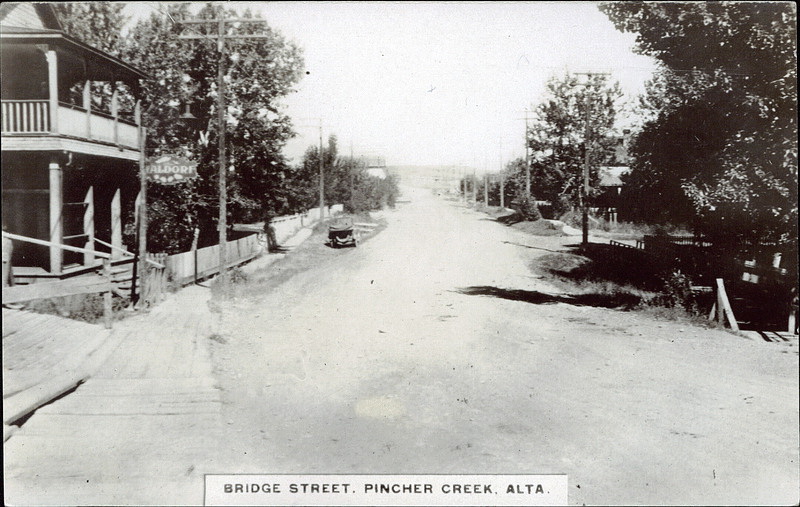 Historical photos photographs of Pincher Creek Alberta