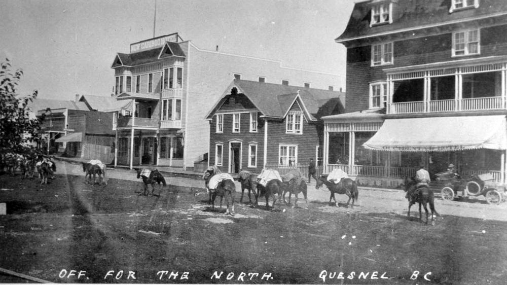Historical photos photographs of Quesnel British Columbia