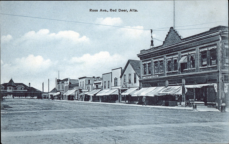 Historical photos photographs of Red Deer Alberta