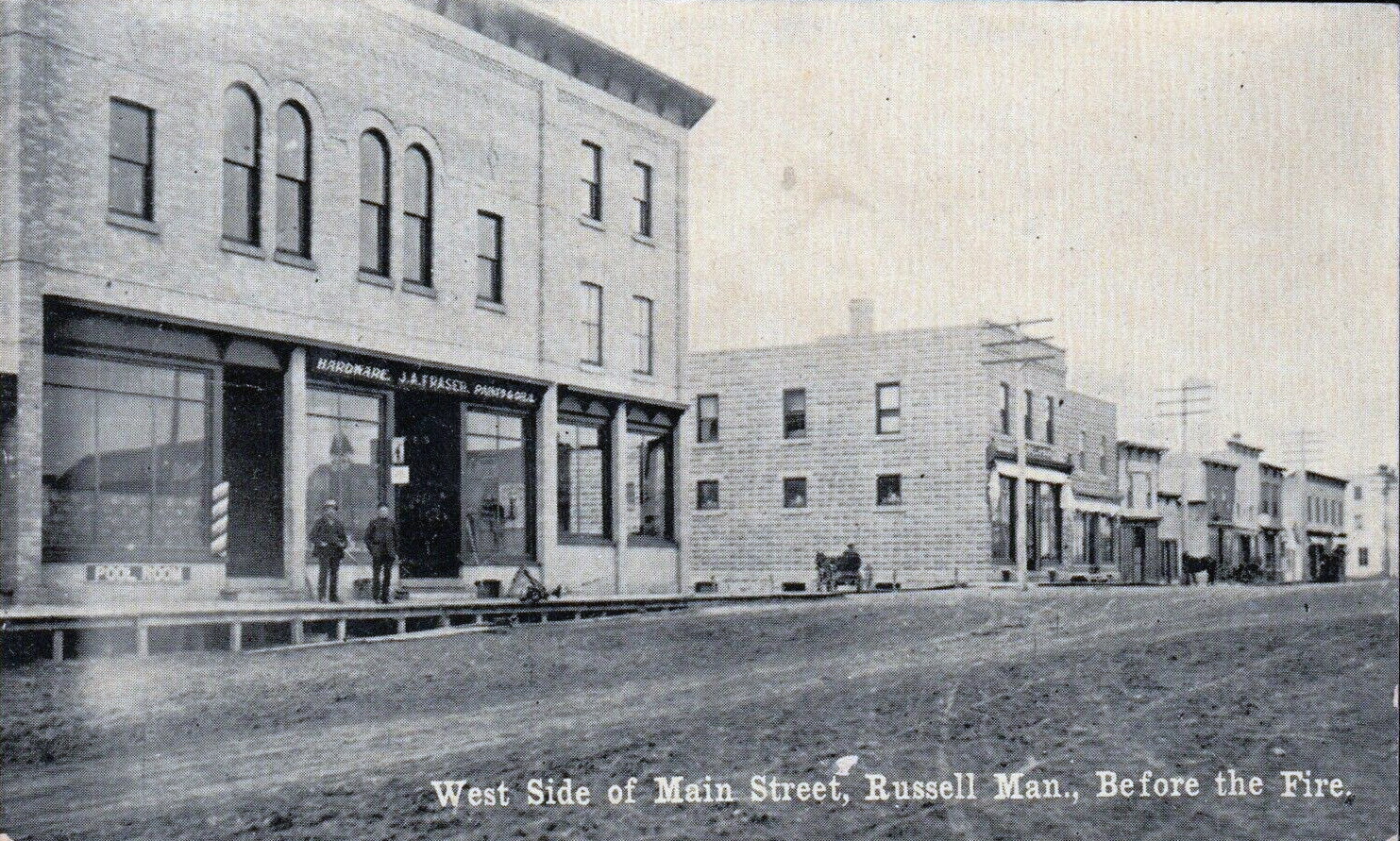Historical photos photographs of Russell Manitoba