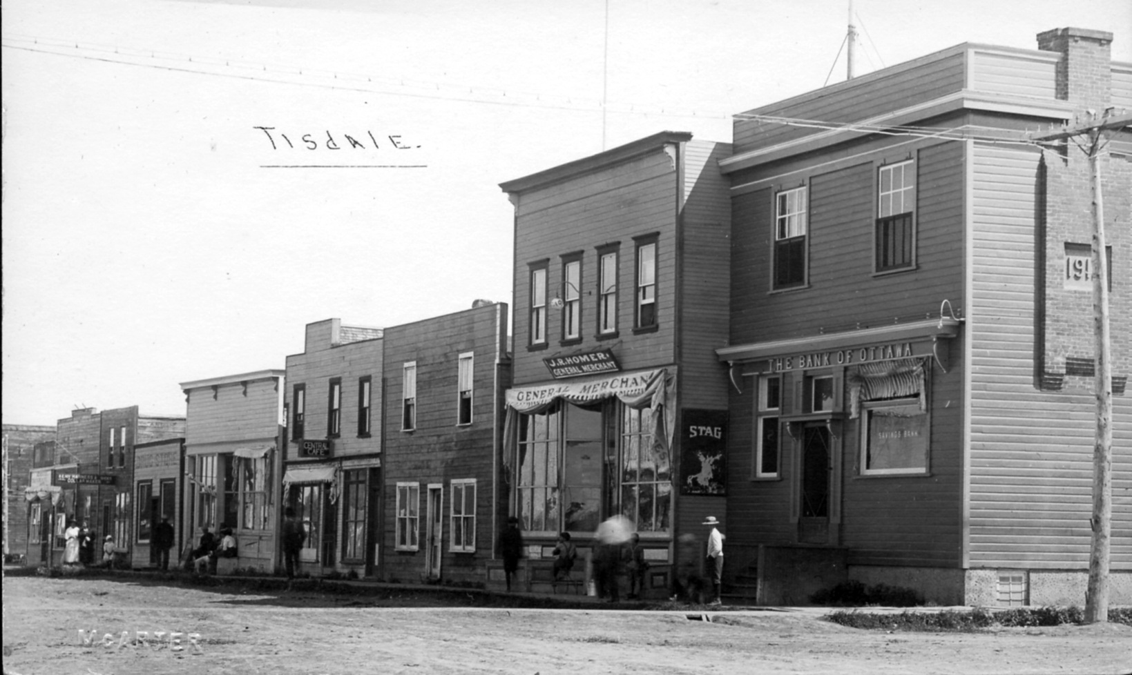 Historical photos photographs of Tisdale Saskatchewan