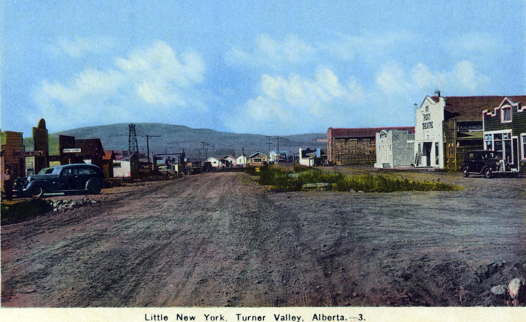 Historical photos photographs of Turner Valley Alberta