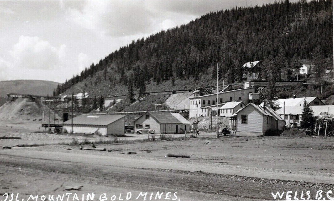 Historical photos photographs of Wells British Columbia