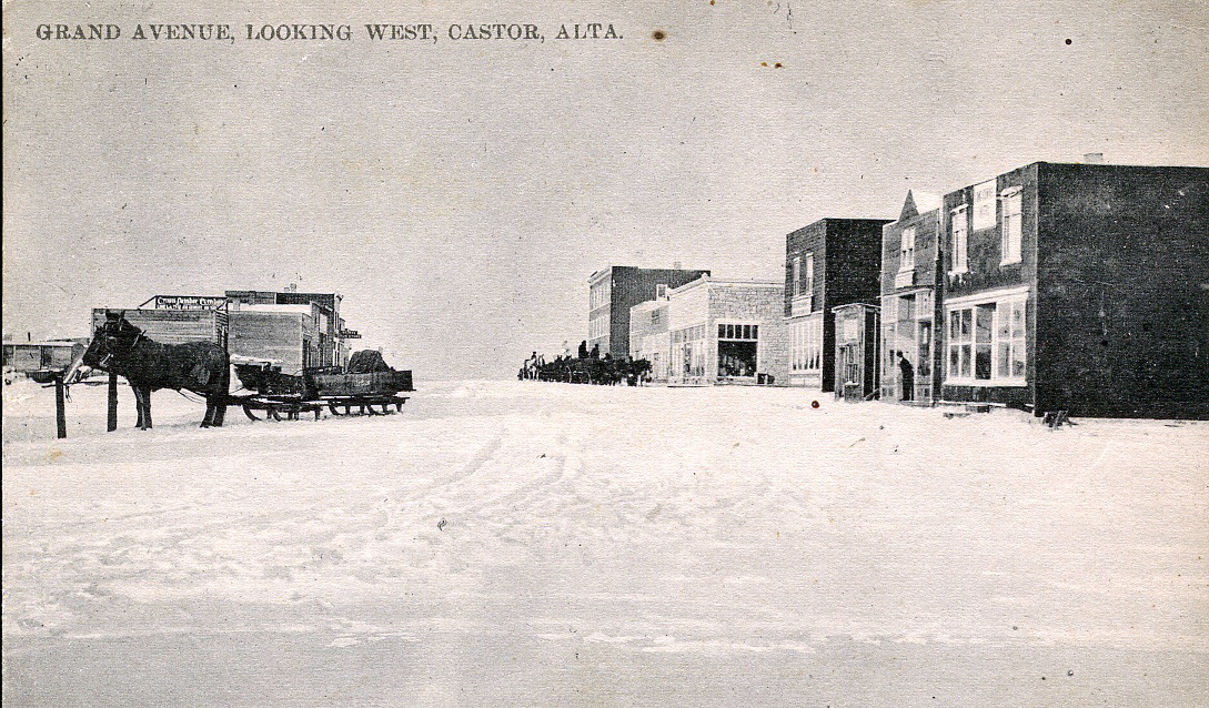 Historical photos photographs of Castor Alberta