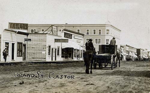 Historical photos photographs of Castor Alberta