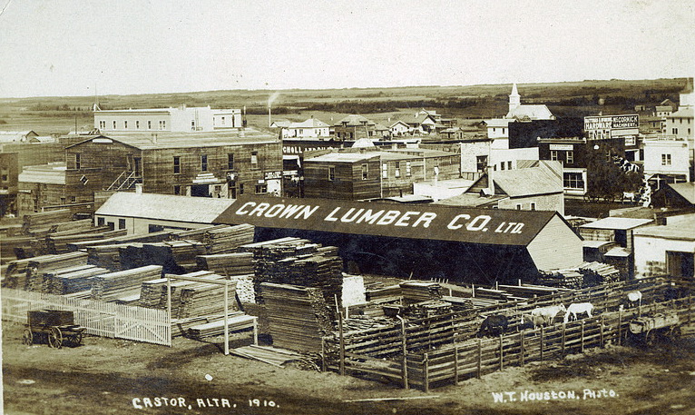 Historical photos photographs of Castor Alberta