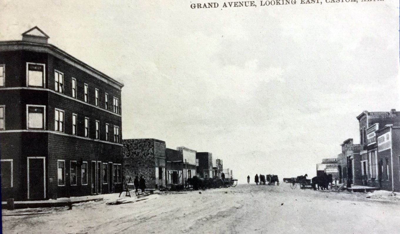 Historical photos photographs of Castor Alberta
