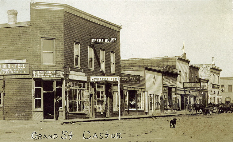 Historical photos photographs of Castor Alberta